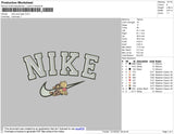 Nike Pooh Tiger Embroidery