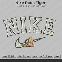 Nike Pooh Tiger Embroidery