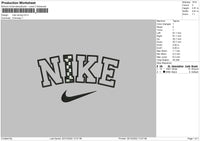Nike Racing Embroidery File 6 sizes