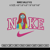 Nike Sally V2 Embroidery File 6 sizes