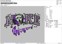 Nike Scream V6 Embroidery File 6 sizes