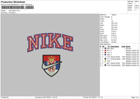 Nike Serbia Embroidery File 6 sizes