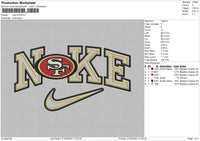 Nike Sf Embroidery File  sizes