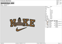 Nike Shang Embroidery File 6 sizes