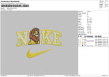 Nike Simba V3 Embroidery File 6 sizes