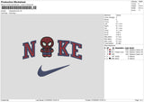 Nike Spider Chibi Embroidery File 6 sizes