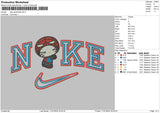 Nike Spiderkitty Embroidery File 6 sizes