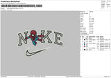 Nike Spider Chibi V2 Embroidery File 6 sizes