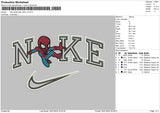 Nike Spider Chibi V2 Embroidery File 6 sizes