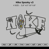 Nike Spooky V3 Embroiery