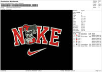 Nike Swoosh Herley Embroidery File 6 sizes