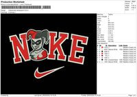 Nike Swoosh Herley Embroidery File 6 sizes