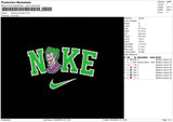 Nike Swoosh Joker Embroidery File 6 sizes