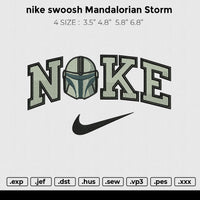 nike swoosh Mandalorian Storm