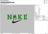 Nike Swoosh Mike Embroidery File 6 sizes