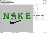 Nike Swoosh Mike Embroidery File 6 sizes