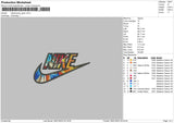 Nikeswoosh Goku Embroidery File 6 sizes