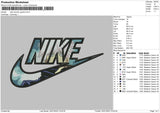 Nike Swoosh Jujutsu Embroidery