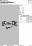 Nike Tnj Swoosh Embroidery File 6 sizes