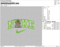 nike swoosh yoda