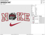 NIKE TATO Embroidery File 6 sizes