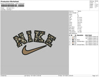 Nike Tiger Embroidery