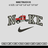 Nike Truck V5 Embroidery File 6 sizes