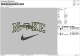 Nike Truck Dodge Embroidery File 6 sizes