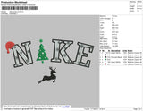 Nike Xmas v2 Embroidery