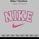 Nike 1 Outline Embroidery