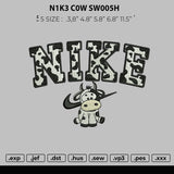 Nike Cow swoosh Embroidery