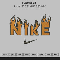 Nike Flame v2 Embroidery