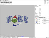 Nike Grinch Embroidery