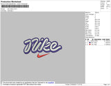 Nike Ribbon Embroidery