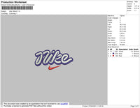 Nike Ribbon Embroidery