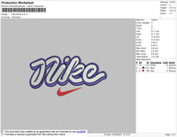 Nike Ribbon Embroidery