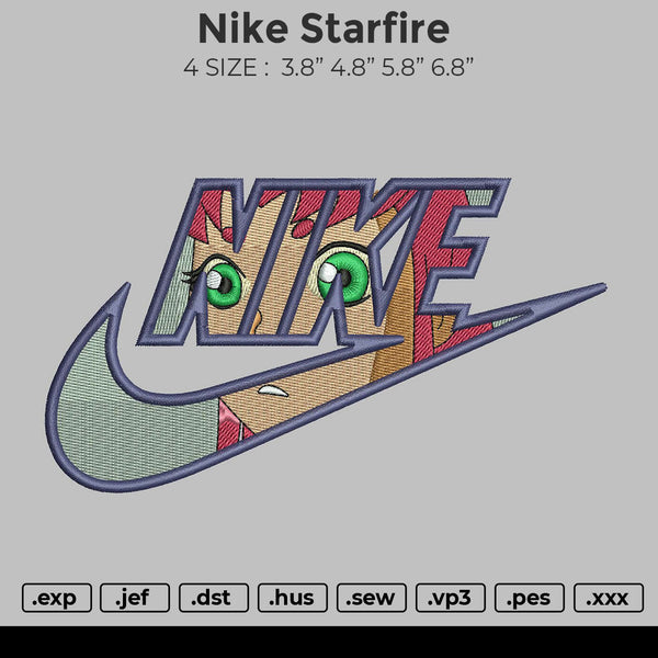 Nike Starfire Embroidery