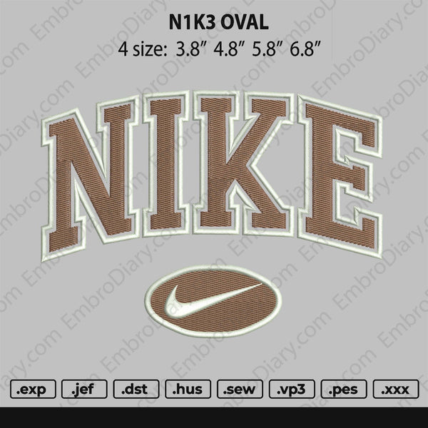 Nike Oval Embroidery