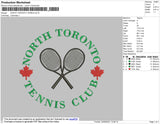 North Toronto Tennis Embroidery