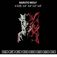 Naruto Wolf Embroidery