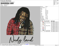 Nudy Land Embroidery