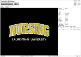 Nursing LU Embroidery