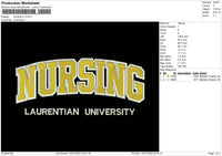 Nursing LU Embroidery