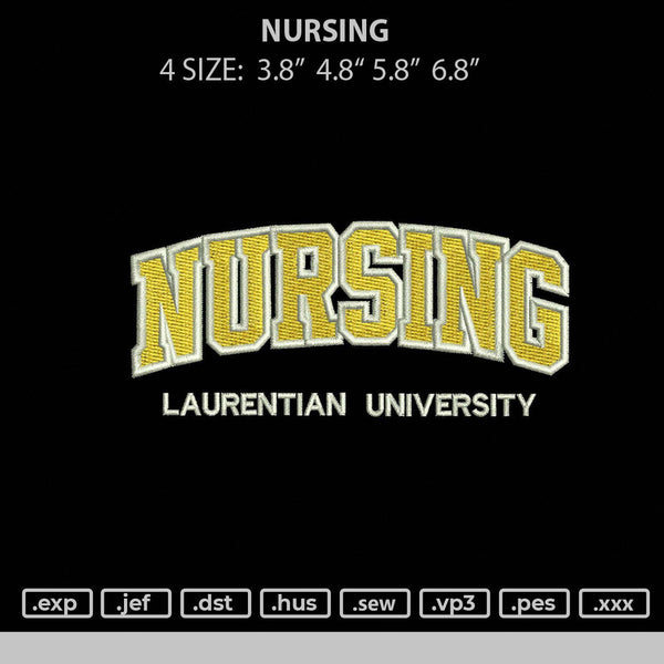 Nursing LU Embroidery