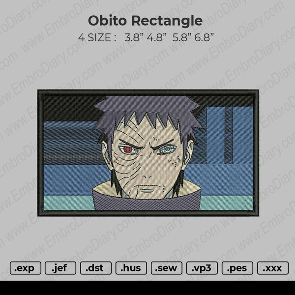 Obito Rectangle Embroidery