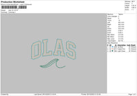 Olas V2 Embroidery File 6 sizes