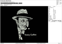 Original Gangster Embroidery File 6 sizes