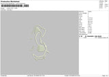 Outline 2310 Embroidery File 6 sizes