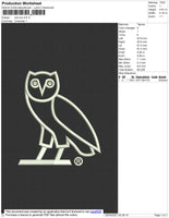 Owl Ovo v2 Embroidery