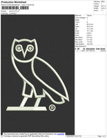 Owl Ovo v2 Embroidery